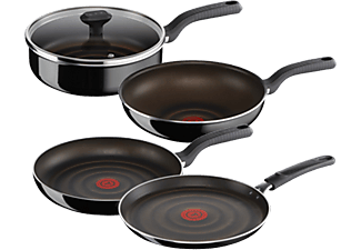 TEFAL Ingenio So Intensive - 24 und 28 cm Pfannenset (Schwarz)