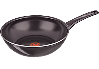 TEFAL Tefal Dark Ruby Wok - per cucine a induzione - 28 cm - Nero - 