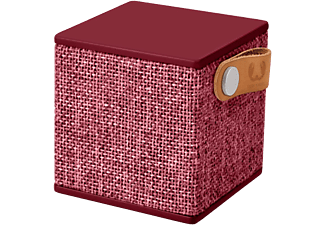 FRESHN REBEL Rockbox Brick Cube Fabriq - Enceinte Bluetooth (Rouge)