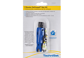 TECHNISAT F-Stecker Self-Install Set 4.9 - F-Stecker (Grau)