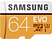 SAMSUNG MIC-SDXC 64Go 100MB/S U3+AD - Carte mémoire  (64 GB, 100 MB/s, Blanc/Jaune)