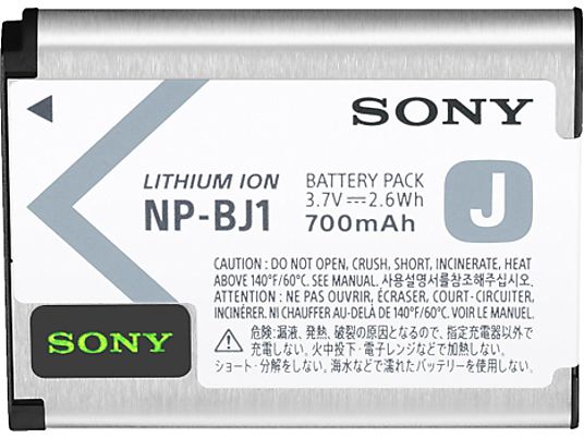 SONY NP-BJ1 - Pacco batteria tipo J (Argento)