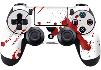 EPIC SKIN Epic Skin PS4 Controller Skin - "Zombie Blood" - Rosso/Bianco - epidermide (Rosso/Bianco)