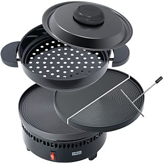 STOECKLI 0086.01G MARRONIOFEN M/GRILLPLATTE - Four à châtaignes (Noir)