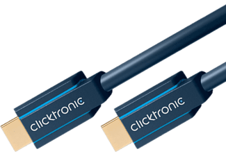 CLICKTRONIC Câble High Speed HDMI - Câble HDMI haute vitesse avec Ethernet ()