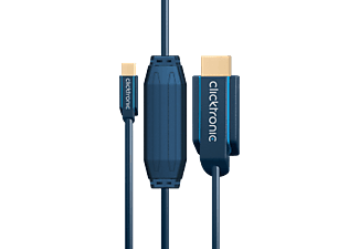 CLICKTRONIC Mini DisplayPort/HDMI - Adapterkabel (Blau)