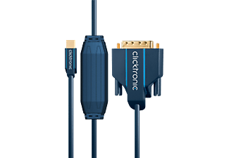 CLICKTRONIC Mini DisplayPort/DVI - Adapterkabel (Blau)