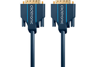 CLICKTRONIC DVI-D Verbindungskabel - , 1 m, Blau