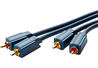 CLICKTRONIC 70382 - câble audio stéréo (Noir)