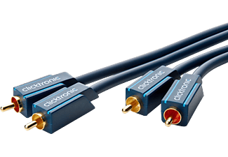 CLICKTRONIC clicktronic Cavo-Audio-Stereo - 20 m - Nero - cavo audio stereo (Nero)