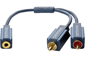 CLICKTRONIC Adaptateur RCA/RCA - Adaptateur RCA/RCA clicktronic ()