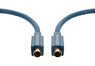 CLICKTRONIC 70434 CABLE S-VHS 2.0M - S-Video Kabel (Blau)