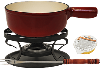 HEIDI CHEESE LINE Rustic Eco Red - Fondue Set (Rot)