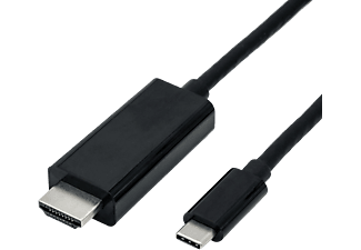 ROLINE roline Cavo adattatore - USB Typ C-HDMI M/M - 2 m - Nero - Cavo USB/VGA (Nero)