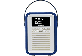 VIEW QUEST Retro Mini - Retro Radio (DAB+, FM, Dunkelblau)