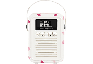 VIEW QUEST View Quest Retro Mini - DAB Radio - Bluetooth - Cuori rosa - Radio retrò (DAB+, FM, Pink Hearts)