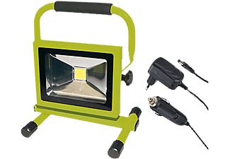 STEFFEN WORKLIGHT - LED Akku-Strahler -mit Ladegerät (Schwarz)