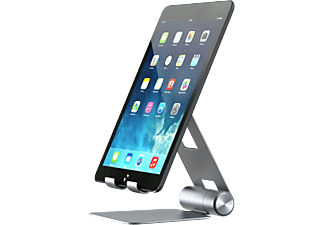 SATECHI SATECHI R1 Mobile Stand - Supporto in alluminio - Per smartphones/iPads/tablets 4"-13" - Grigio - montatura (Grigio)