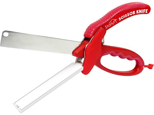 BEST DIRECT Scissors Knife - Forbici (Rosso)