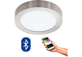 EGLO EGLO 96678 FUEVA CONNECT, Bluetooth LED-Plafoniera RGBW, argento - Plafoniera sporgente (Nickel satinato)