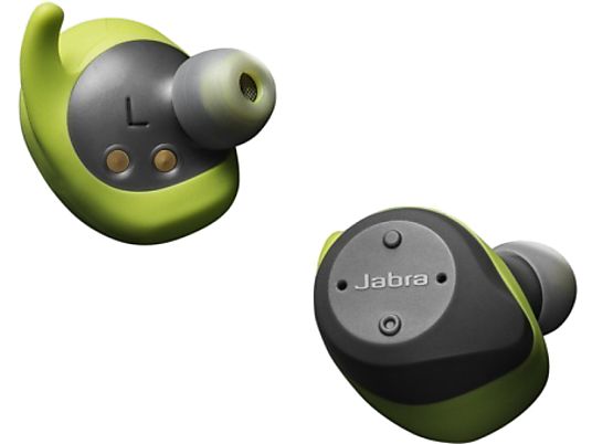 JABRA Elite Sport - Écouteur True Wireless (In-ear, Gris/jaune)