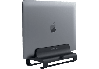 SATECHI Aluminum Vertical Laptop Stand - Vertikaler Laptopständer (Schwarz)