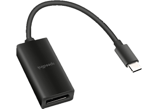 SPEEDLINK SPEEDLINK SL-180020-BK - Adattore - USB-C/Display Port - Nero - Adattatore, Nero