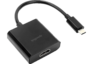 SPEEDLINK SPEEDLINK USB-C zu HDMI Adapter - Adapter, Schwarz