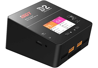 ISDT ISDT D2 Smart Charger (200 W) - Caricatore da 200 W - Con schermo 2.4" IPS LCD - Nero - Caricatore da 200 Watt ()