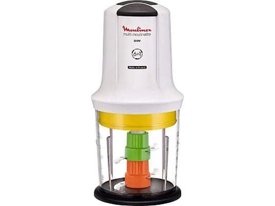 MOULINEX Multimoulinette 6 in 1 - Tritatutto (Bianco/Trasparente)