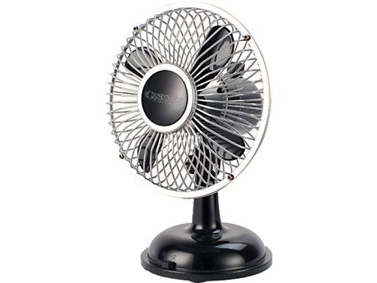 SONNENKOENIG Retro Fan - Ventilatore da tavolo (Nero)