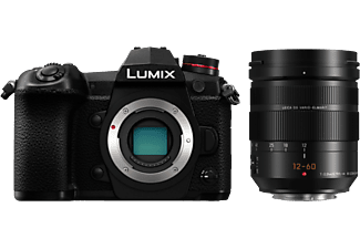 PANASONIC LUMIX DC-G9 + LEICA DG Vario-Elmarit 22251 - Systemkamera Schwarz