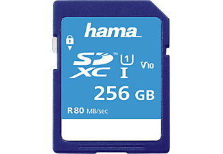 HAMA microSDXC UHS-II 64Go - Carte mémoire  (64 GB, 200, Bleu)