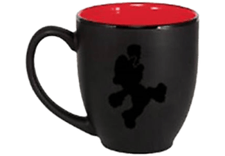 JUST FUNKY JUST FUNKY - Tazza sensibile al calore - Mario Silhouette - Nero/Rosso - Tazza sensibile al calore