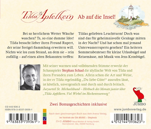 Hörbuch - Tilda Apfelkern. Ein Inselausflug Voller Geheimnis  - (CD)