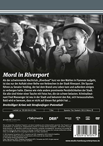 Ein schwarz-weiß DVD-Cover mit Text und Bildern von Männern in Anzügen.