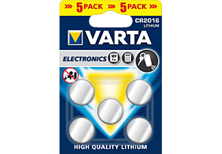 VARTA CR2016 5PCS - CR2016 Knopfbatterien