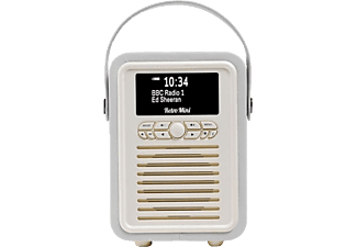 VIEW QUEST Retro Mini - Retro Radio (DAB+, FM, Grau)