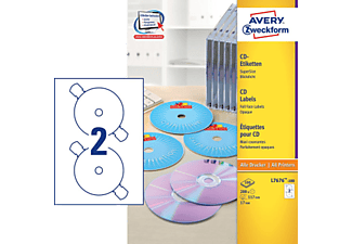 ZWECKFORM L7676-100 ETIKETTEN 117MM ILK CD -