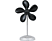 SONNENKOENIG FLOWER FAN BLACK - Tischventilator (Schwarz)