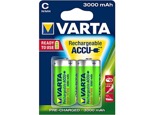 VARTA Power - Aufladbare Batterie (Grün/Silber)
