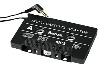 HAMA MP3-/CD - Kassetten-Adapter (Schwarz)