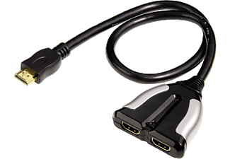 HAMA hama A 210 - Commutatore-HDMI™ - 2x1 - Nero - Interruttore HDMI (Nero)