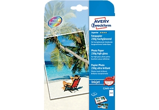 ZWECKFORM C2495-45R 13X18CM 230G GLOSSY 45S - (weiß)