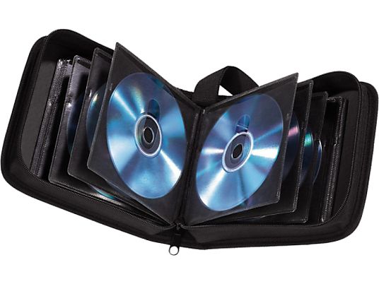 HAMA 11615 CD/DVD WALLET 32 BLACK - CD-/DVD-/Blu-ray-Tasche (Schwarz)