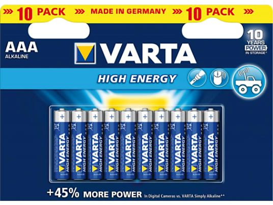 VARTA High-Energy AAA - Alkali-Batterien