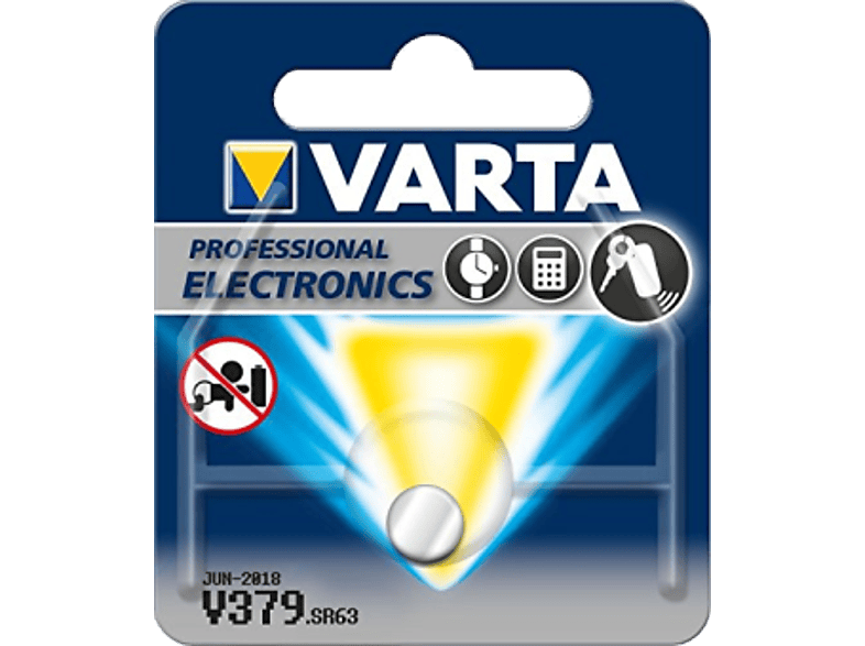 Varta Knopfzelle V379/SR63; Knopfzellenbatterie