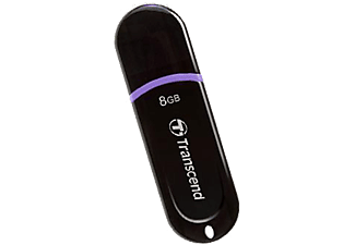 TRANSCEND JETFLASH 300 8GB USB2 BLACK - USB-Stick  (8 GB, Schwarz/Violett)