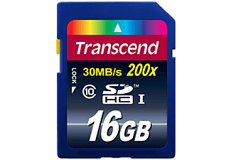 TRANSCEND SDHC CL10 16GB -  