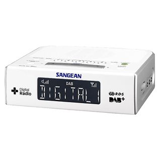 SANGEAN DCR-89W - Radio-réveil (DAB+, FM, Blanc)